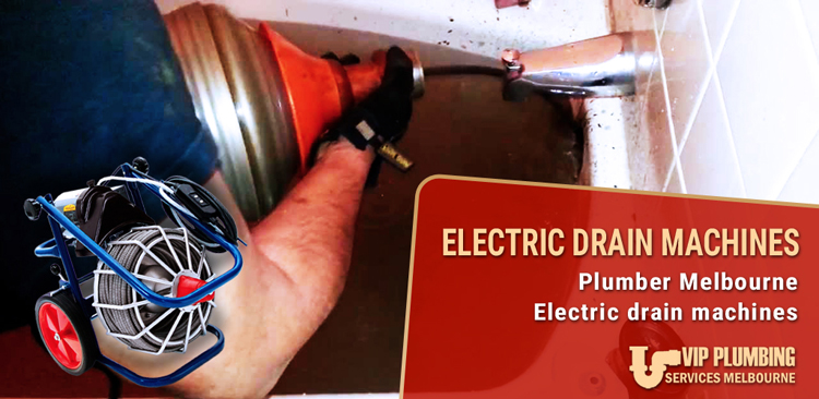 Electric drain cleaning Melbourne